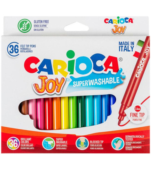 Μαρκαδόροι Carioca 36χρ Joy Superwashable