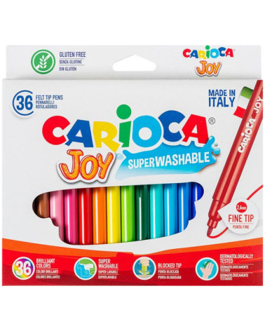 Μαρκαδόροι Carioca 36χρ Joy Superwashable