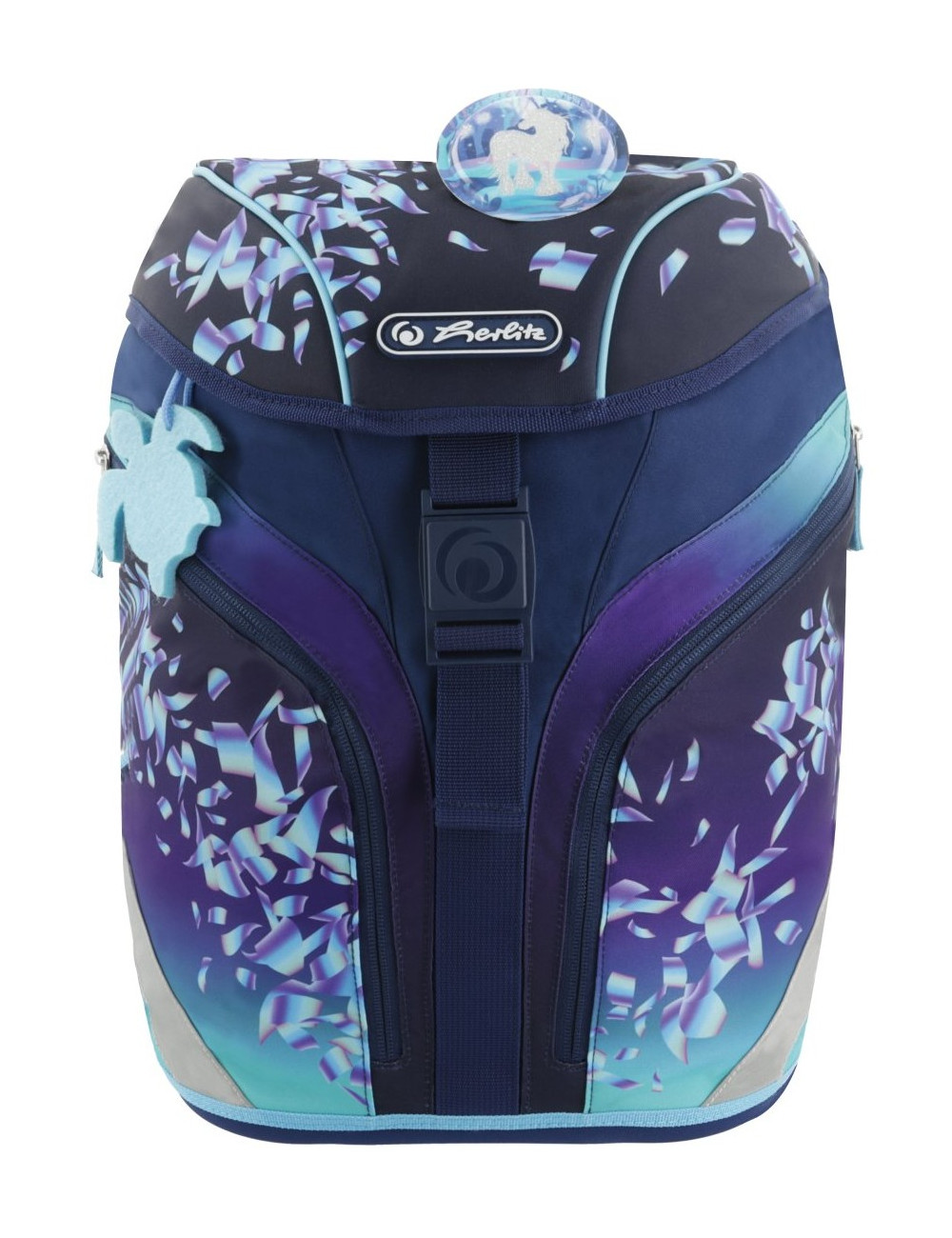 Σχολική Τσάντα Herlitz SoftLight Plus 4σε1 GREENline Blue Ice