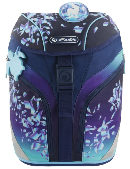 Σχολική Τσάντα Herlitz SoftLight Plus 4σε1 GREENline Blue Ice