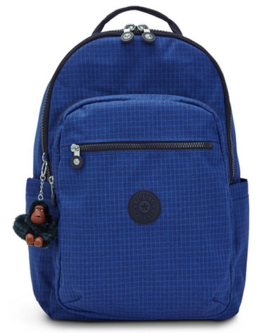 Σχολική Τσάντα Kipling Seoul Worker Blue RSr με Θέση PC15in