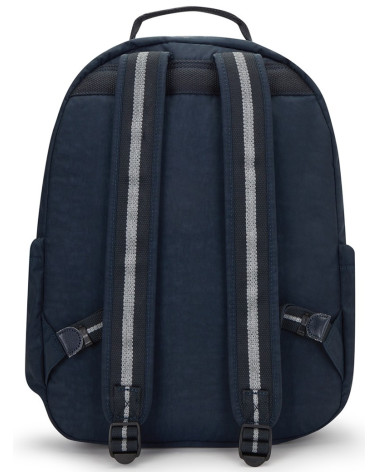 Σχολική Τσάντα Kipling Seoul True Blue Grey με Θέση PC15in