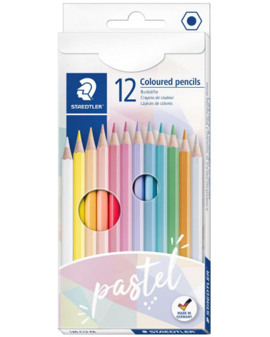 Ξυλομπογιές Staedtler Pastel 12χρ