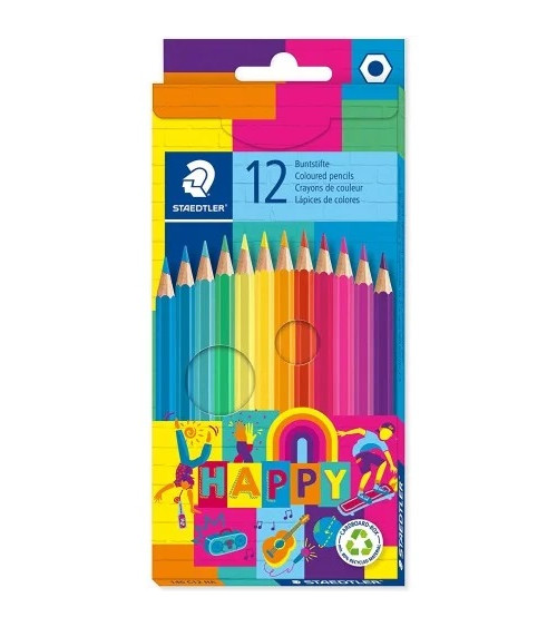 Ξυλομπογιές Staedtler Happy 12χρ