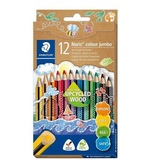 Ξυλομπογιές Staedtler Noris Jumbo 12χρ