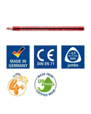 Ξυλομπογιές Staedtler Noris Jumbo 12χρ