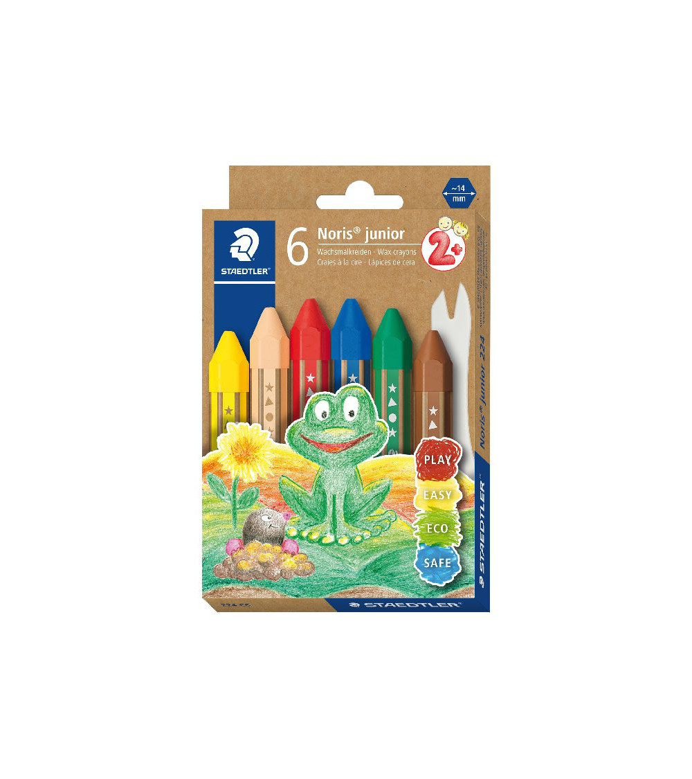 Κηρομπογιές Staedtler Noris Junior 6χρ Wax Crayons