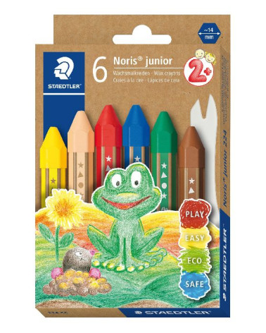 Κηρομπογιές Staedtler Noris Junior 6χρ Wax Crayons