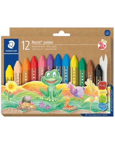 Κηρομπογιές Staedtler Noris Junior 12χρ Wax Crayons