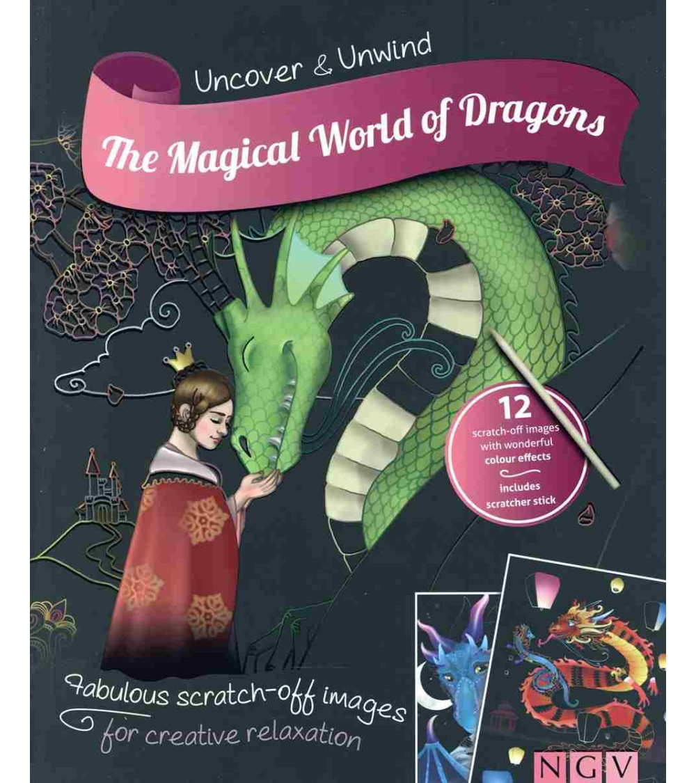 The Magical World of Dragons Doodle Scratch Book