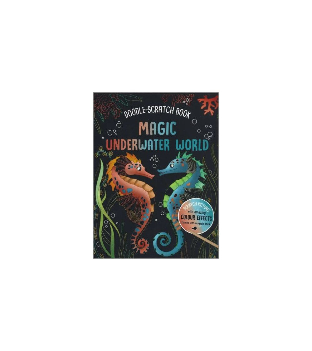 Magic Underwater World Doodle Scratch Book