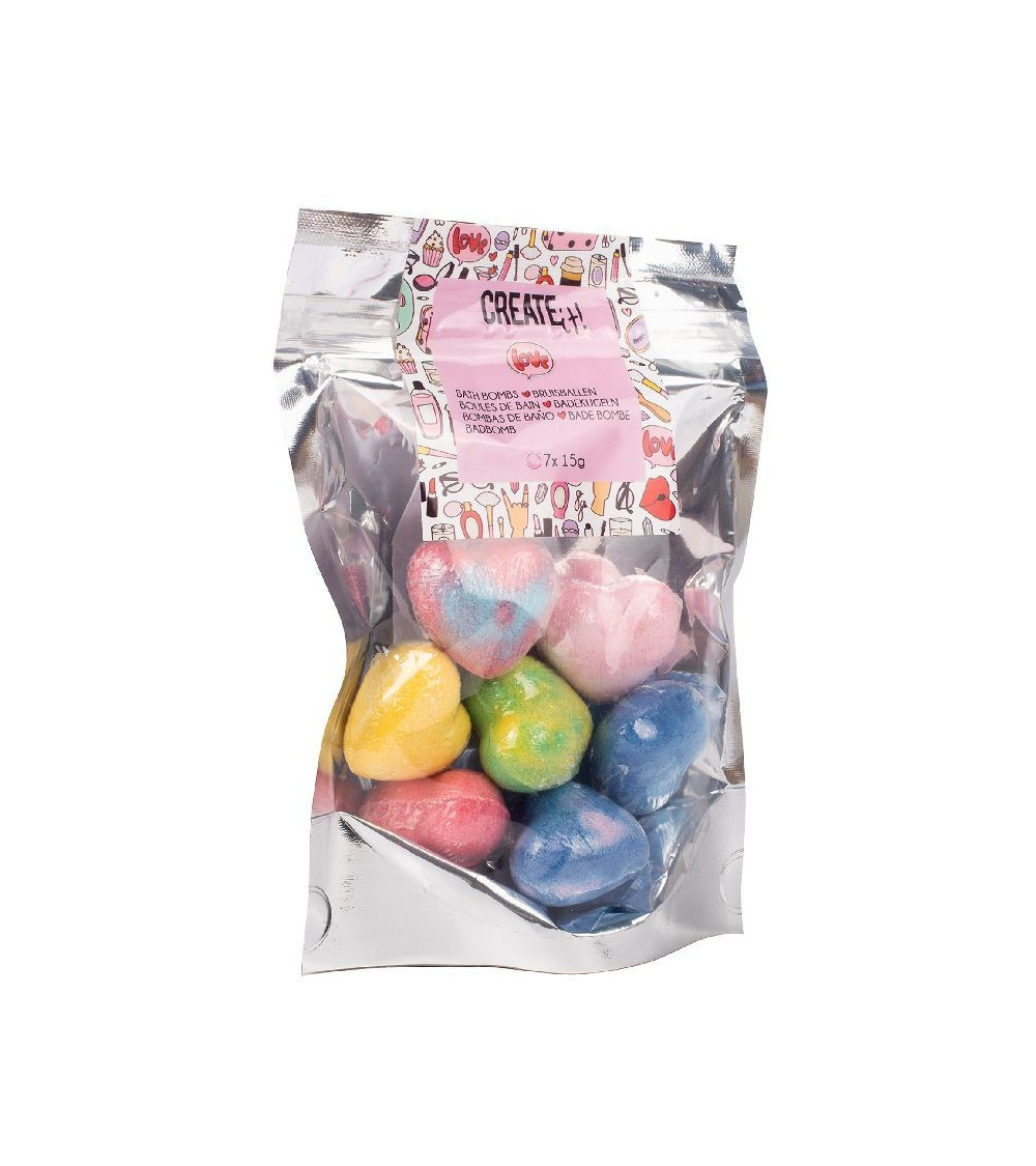 Bath Bombs Mini Hearts Create it Color