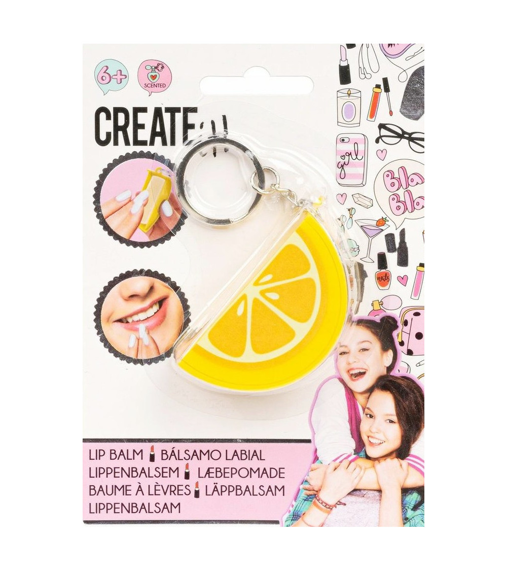 Lip Balm μπρελόκ Create it λεμόνι