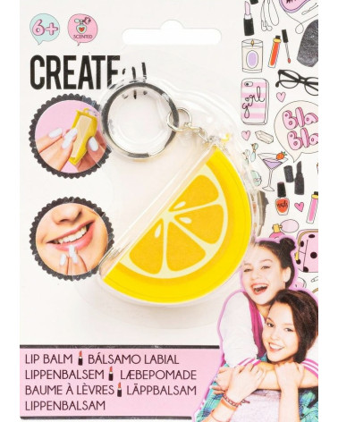 Lip Balm μπρελόκ Create it λεμόνι