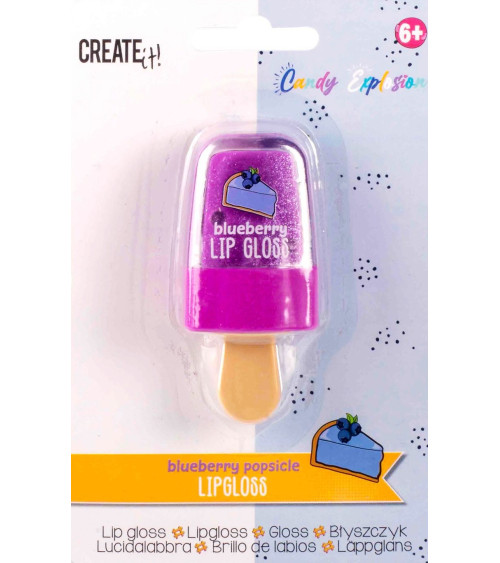 Lip Gloss Create it Candy Explosion Lollipop Blueberry