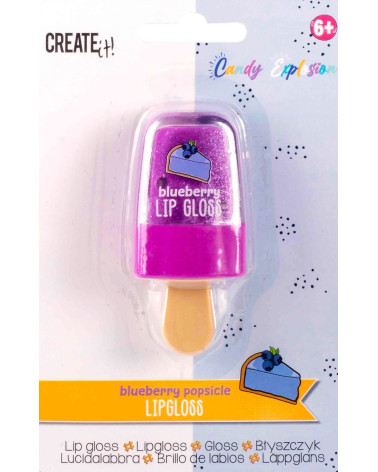 Lip Gloss Create it Candy Explosion Lollipop Blueberry