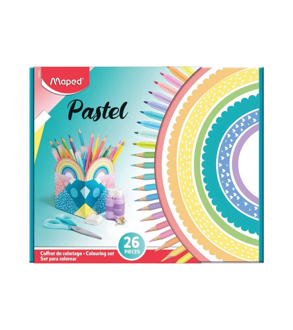 Σετ Ζωγραφικής Maped Pastel 26t