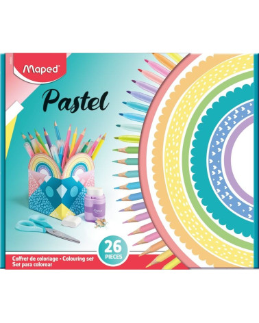 Σετ Ζωγραφικής Maped Pastel 26t