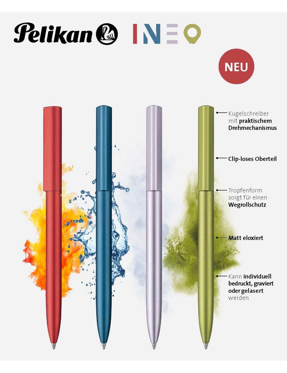 Στυλό Pelikan Ineo Ballpoint Petrol- Blue