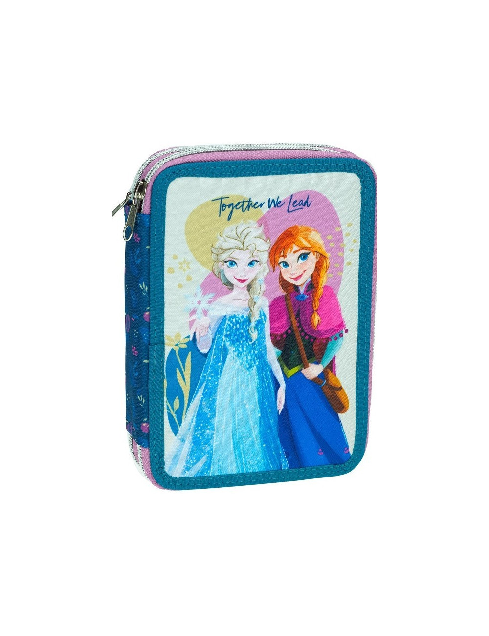 Κασετίνα Διπλή Γεμάτη Gim Frozen Fall