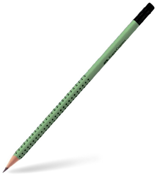 Μολύβι Faber Castell Grip 2001 2B με γόμα Olive