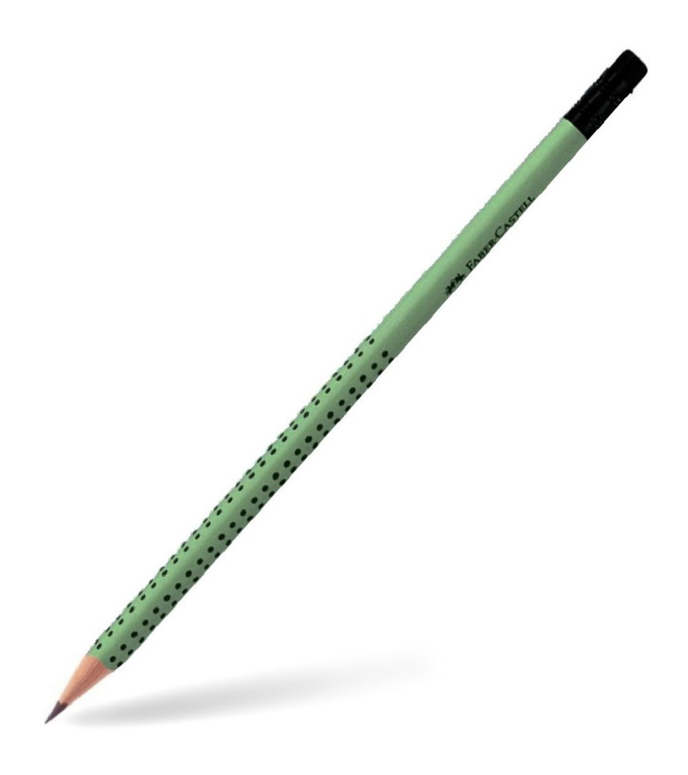 Μολύβι Faber Castell Grip 2001 2B με γόμα Olive