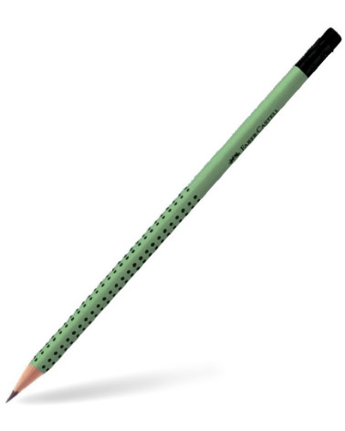 Μολύβι Faber Castell Grip 2001 2B με γόμα Olive