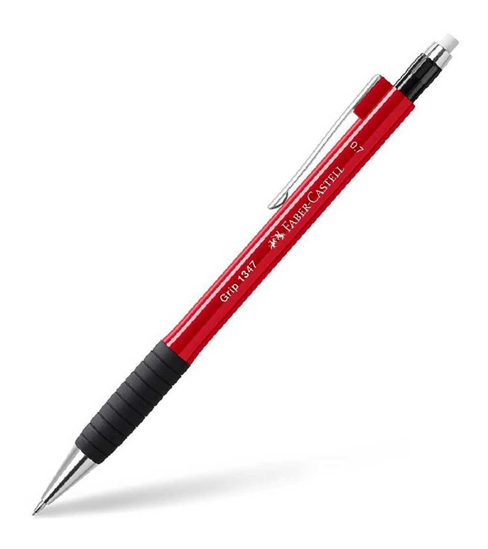 Μηχανικό Μολύβι Faber Castell 0.7 Grip 1347 Κόκκινο Trend