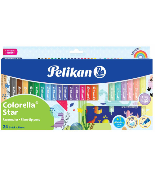 Μαρκαδόροι Pelikan 24χρ Colorella Star