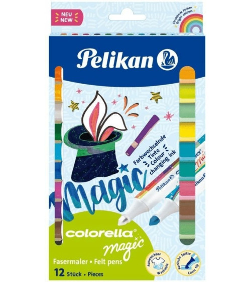 Μαρκαδόροι Pelikan 12χρ Colorella Magic