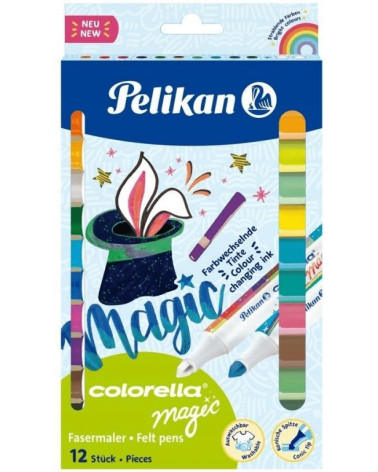 Μαρκαδόροι Pelikan 12χρ Colorella Magic