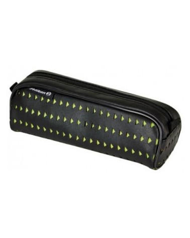 Κασετίνα Herlitz Οβαλ Quattro Laser Cut Black/Yellow