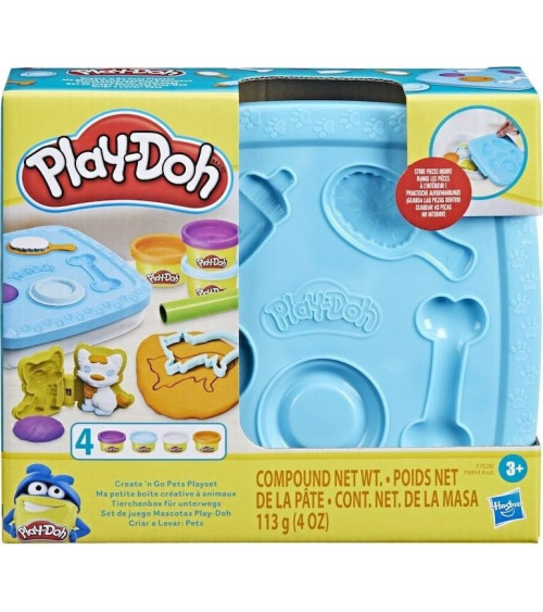 Πλαστελίνη Hasbro Play-Doh Create And Go Pets Playsets