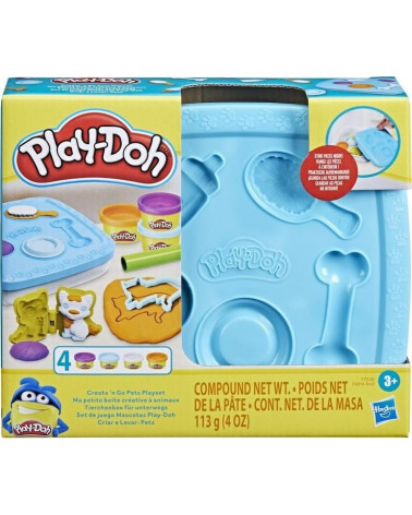 Πλαστελίνη Hasbro Play-Doh Create And Go Pets Playsets