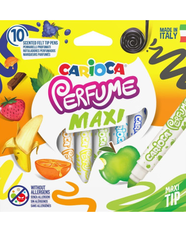 Μαρκαδόροι Carioca 12χρ Maxi Αρωματικοί Perfume