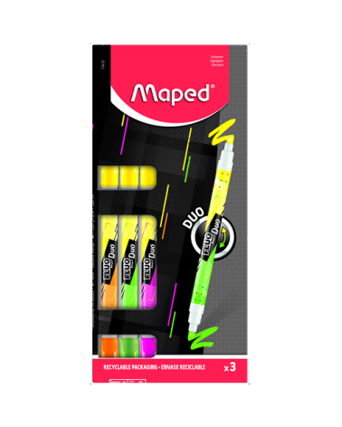 Σετ Μαρκαδόροι Maped Υπογράμμισης Duo Classic Colors