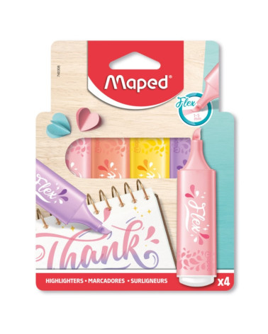 Σετ Μαρκαδόροι Maped Υπογράμμισης Pastel 4t