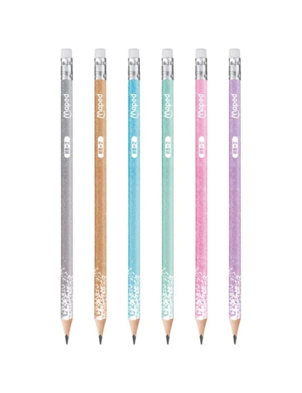 Μολύβια Maped Peps HB Glitter