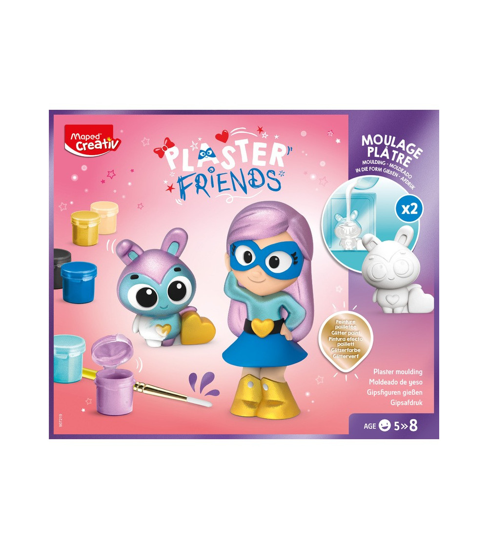 Σετ Μοντελισμός Maped Creative Plaster Friends Super A