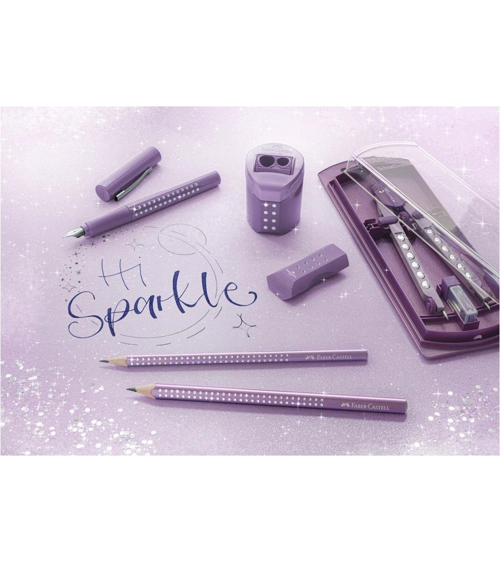 Μολύβι Faber Castell Sparkle B Metallic Violet