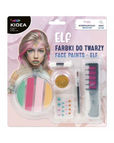 Χρώματα για το Πρόσωπο Kidea ELF Glitter