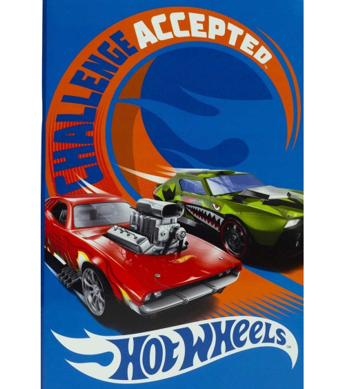 Τετράδιο Καρφίτσα Gim Hot Wheels Β5 40φ