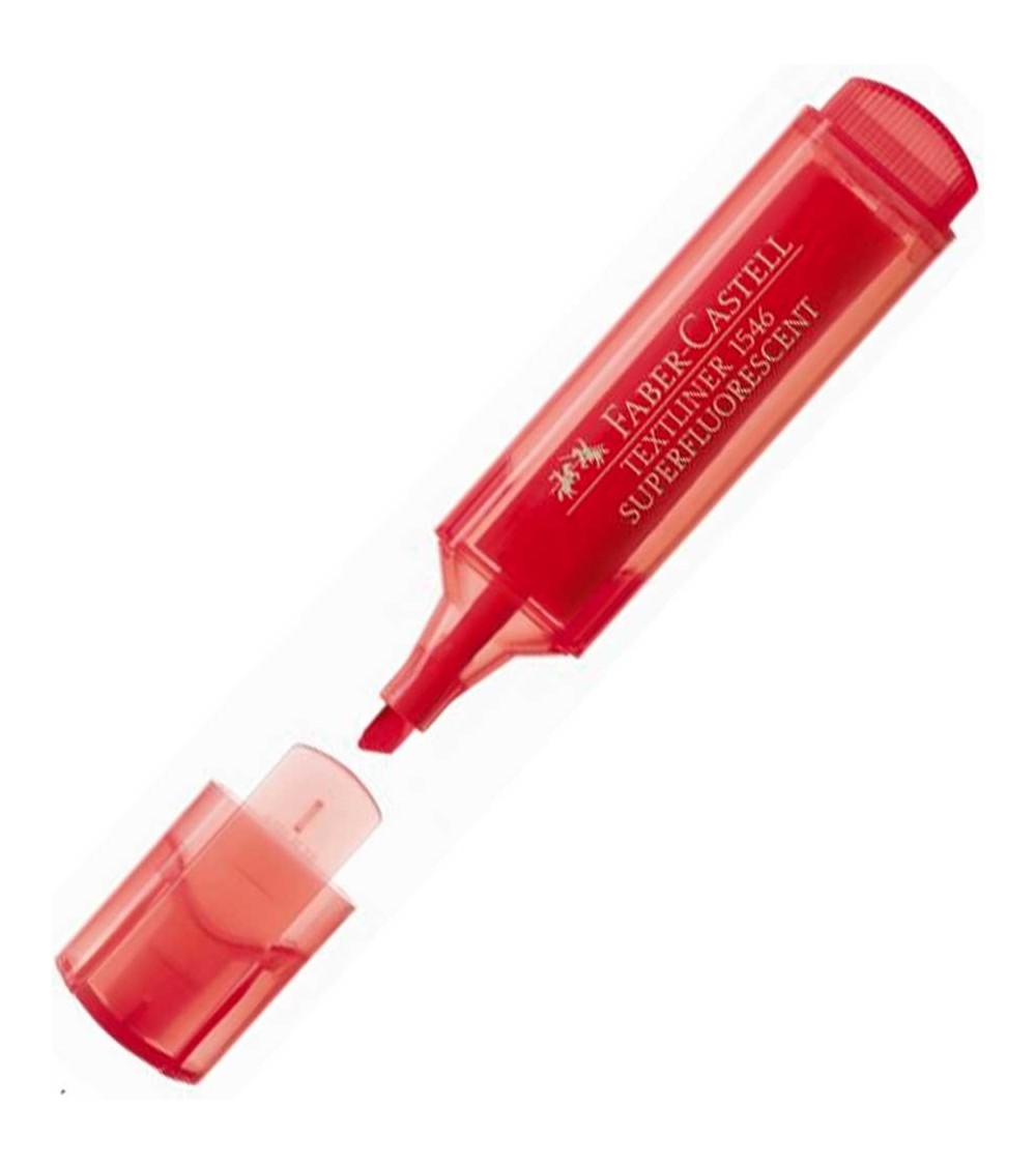 Μαρκαδόρος 46 Faber Castell Fluo Red