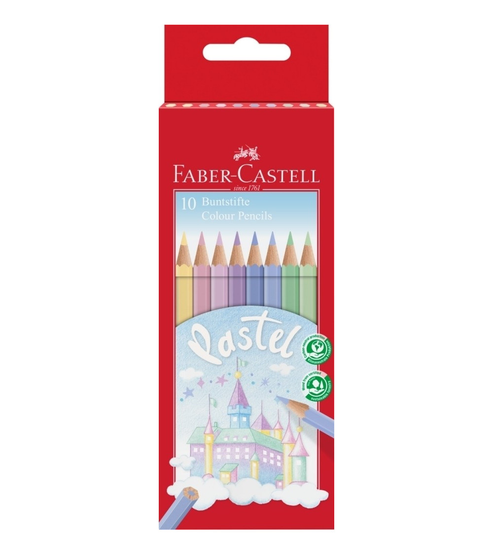 Ξυλομπογιές Faber Castell 10χρ Pastel Color