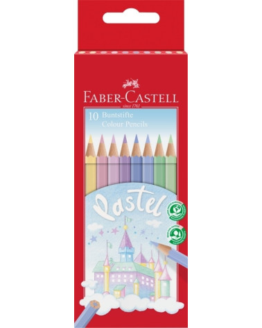 Ξυλομπογιές Faber Castell 10χρ Pastel Color