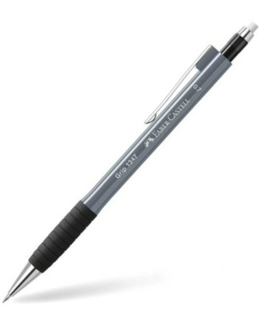 Μηχανικό Μολύβι Faber Castell 0.7 Grip 1347 Grey