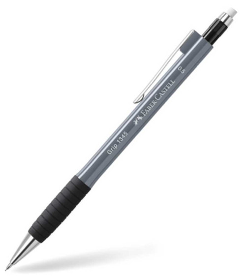 Μηχανικό Μολύβι Faber Castell 0.5 Grip 1345 Grey