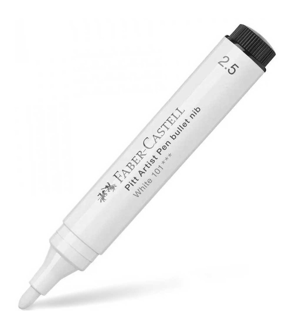 Μαρκαδόρος Faber Castell Pitt Artist Pen 2.5mm White