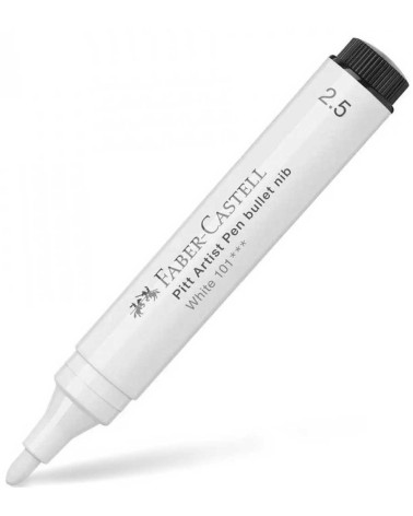 Μαρκαδόρος Faber Castell Pitt Artist Pen 2.5mm White