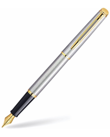 Πένα Waterman Hemisphere Fountain Pen Stainless Steel GT Medium Nb